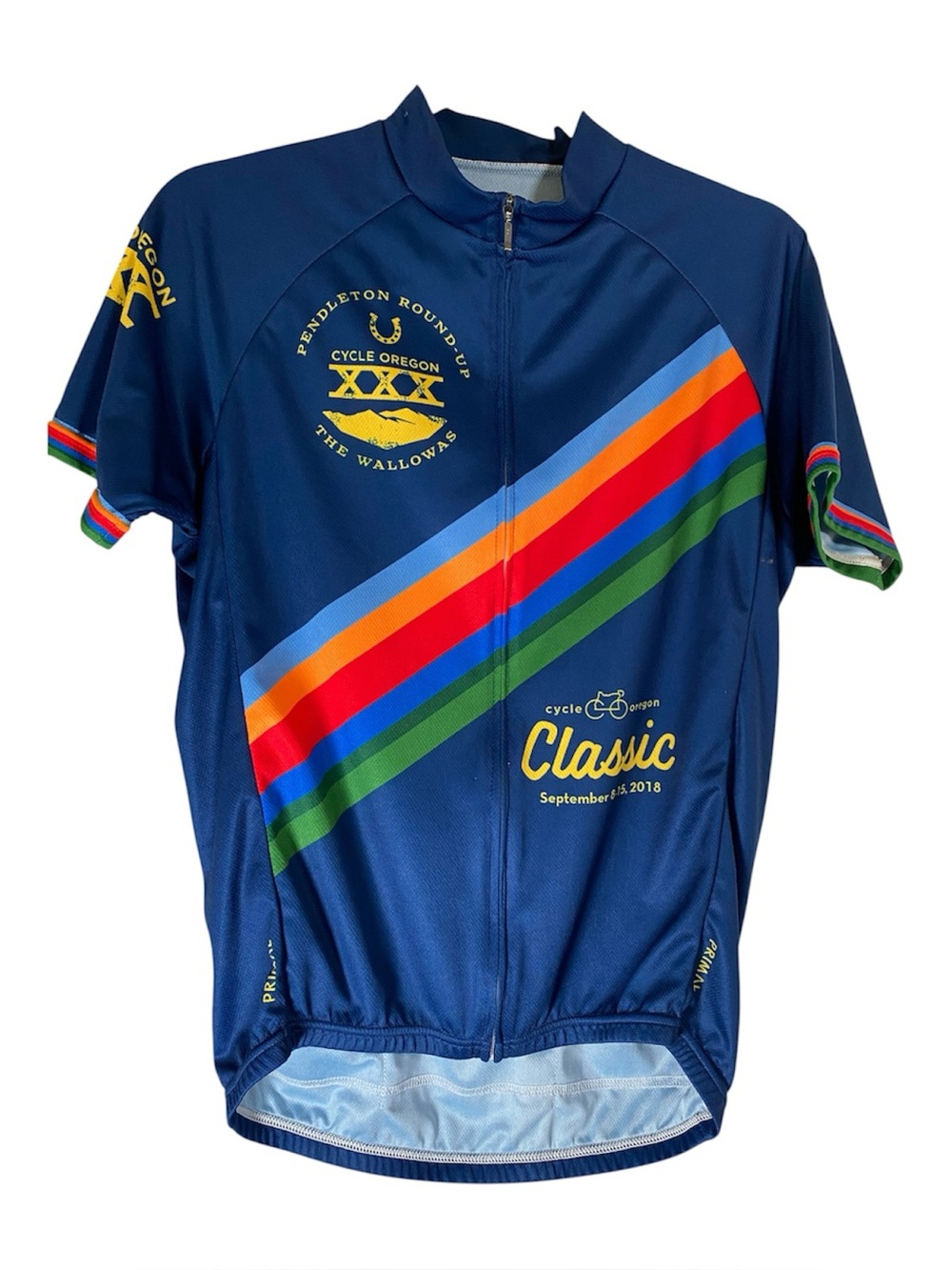 PRIMAL Cycle Oregon XXX Event Jersey Full Zip Men’s M